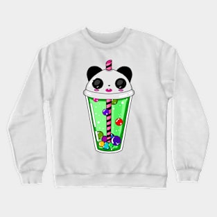 Bubble Tea Panda Crewneck Sweatshirt